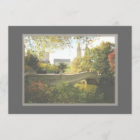 Invitation au mariage de Central Park New York Cit