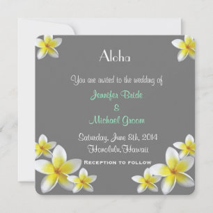 Invitation au mariage de destination