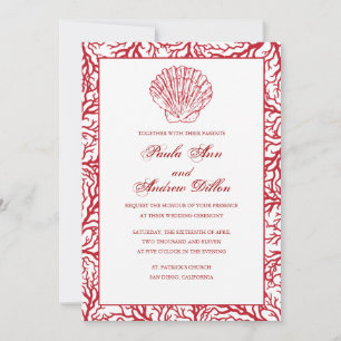 Invitation au mariage de destination