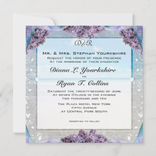 Invitation au mariage de Lilac Beach