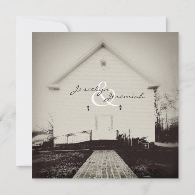 Invitation au mariage du millésime de la Vieille É (Dos)