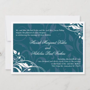 Invitation au mariage élégante