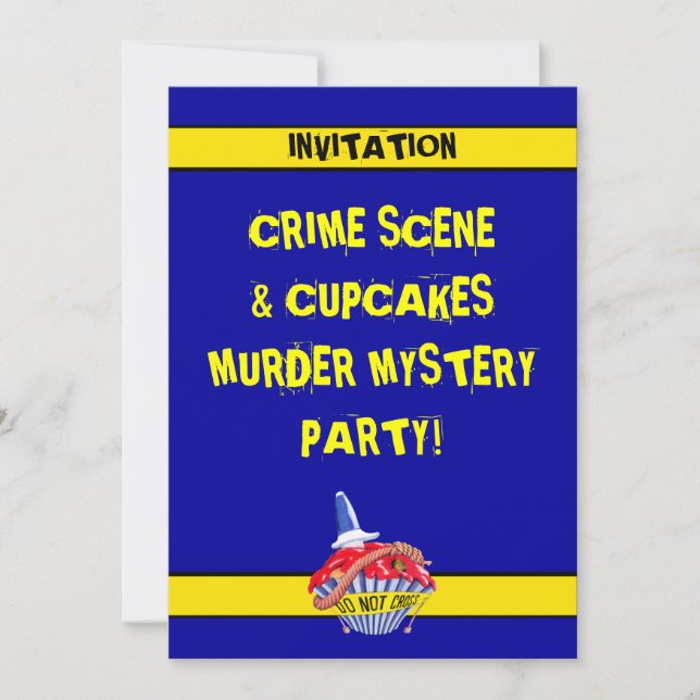 Invitation au mystère du meurtre d'un gâteau (Devant)