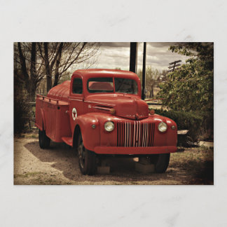 Invitation au Old Red Fire Truck