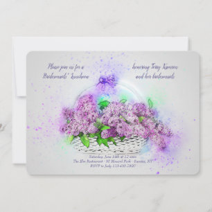 Invitation au panier Lilac