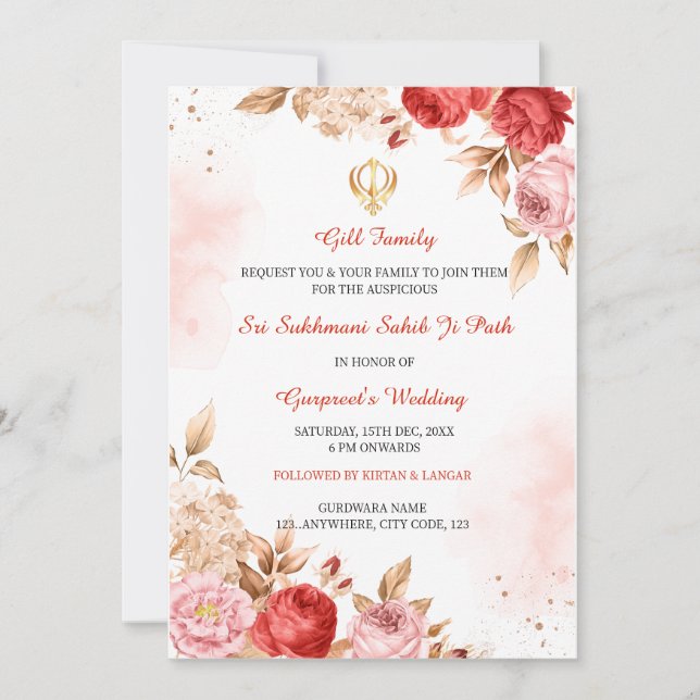 Invitation au Path Sukhmani Sahib, Invitation au C (Devant)