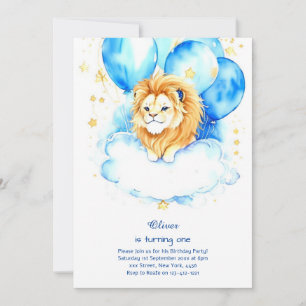 Invitation au premier anniversaire du lion