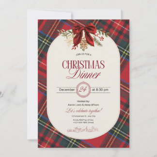 Invitation au rassemblement de famille de Noël