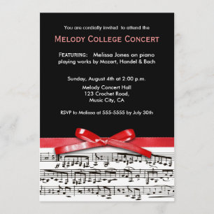 Invitation au récital de concert de musique noire 