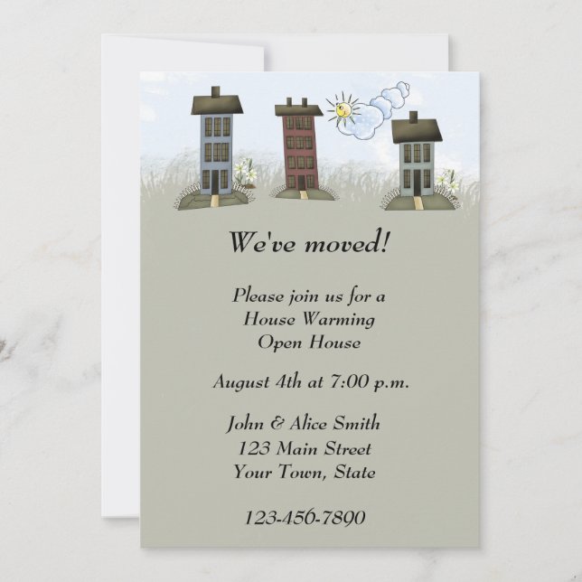 Invitation au réveil de la maison (Devant)