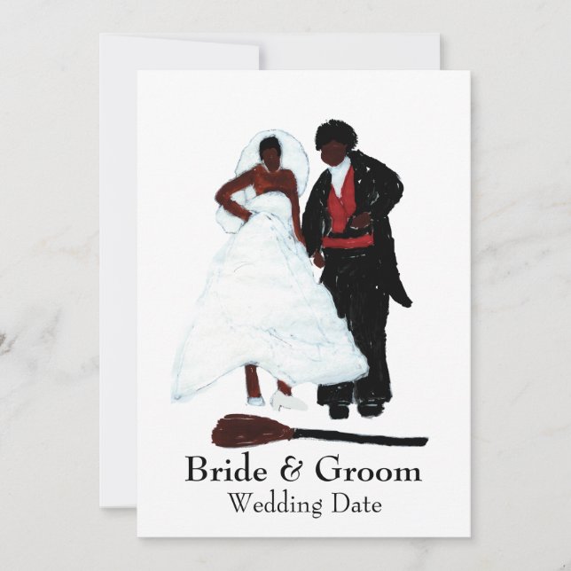 Invitation au saut de balai (Devant)