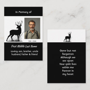 Invitation au service commémoratif Cerf de scène e