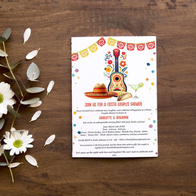 Invitation au Shower de Couple sur le thème de la  (Créateur téléchargé)