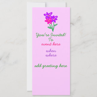 Invitation au Spring Fling
