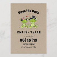 Aujourd'hui dans Love Frog Rustic Enregistrer la d