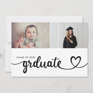 Invitation Aujourd'hui et puis la fête de la graduation - Pho