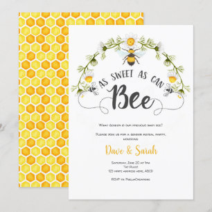 Invitation Aussi doux que possible, le parti Gender Reveal