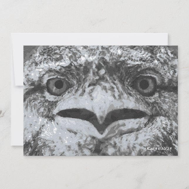 Invitation Australian Wildlife, Nature's Curmudgeon, Animal (Devant)