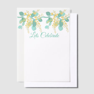 Invitation australienne en fleurs de bataille