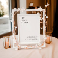 Autocollant moderne Mariage Mariage d'étincelante 