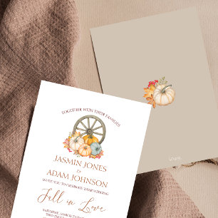Invitation Automne Automne Automne Harvest Citrouille Mariage