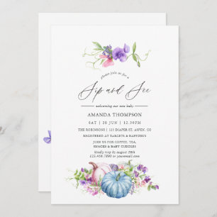 Invitation Automne - automne fleurs Sip et voir