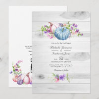 Automne Automne Floral Rustique Pays QR Code Maria