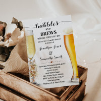 Automne Eucalyptus bulles et brasse Wedding shower