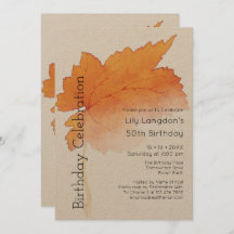 Automne Feuilles d'aquarelle automne