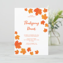 Automne Feuilles Thankesgiving