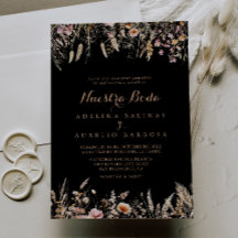 Automne prairie sauvage Floral Nuestra Boda Mariag