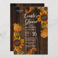 Automne Rustique | Autumn Sunflowers Couple's Show