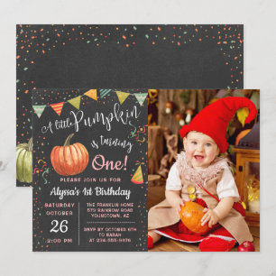 Invitation Automne Un Petit Tableau De Bord Citrouille Photo