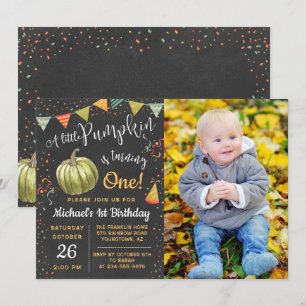 Invitation Automne Un Petit Tableau De Bord Citrouille Photo