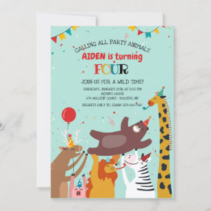 Invitation aux Animaux de la Fête