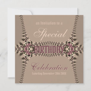 Invitation aux célébrations d'anniversaire