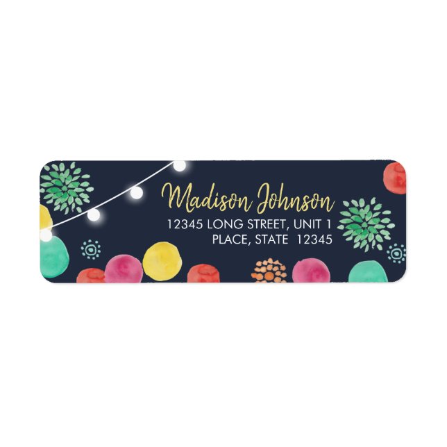 Invitation aux lampions de la fête d'été (Devant)