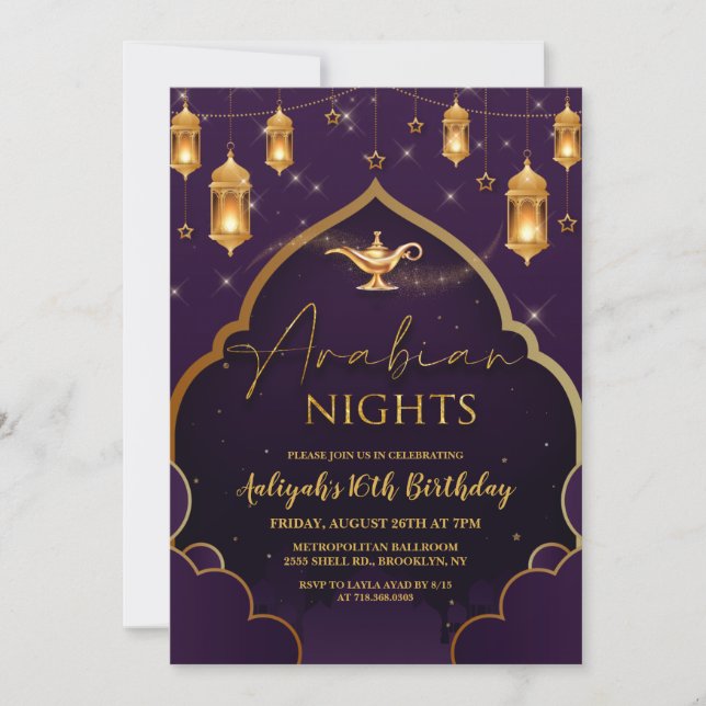 Invitation aux Nuits Arabes (Devant)
