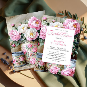 Invitation aux Pivoines Roses et aux Marguerites B