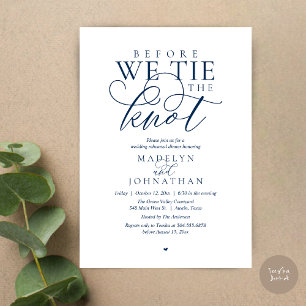 Invitation "Avant de nous marier", Dîner de répétition de mar