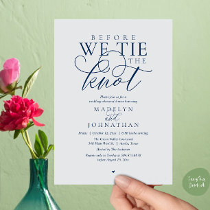 Invitation "Avant de nous marier", Dîner de répétition de mar