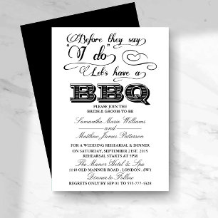 Invitation Avant Qu'Ils Disent Que Je Fais Un BBQ !