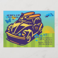 Invitation avec des erreurs surfante