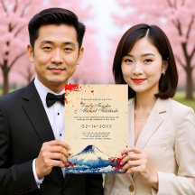 Avec détails mariages Harmonie japonaise avec Fuji