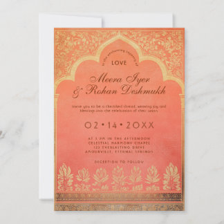 Invitation Avec détails Marigold Harmony