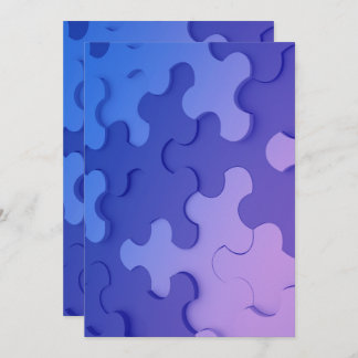 Invitation avec effet 3D Puzzle 