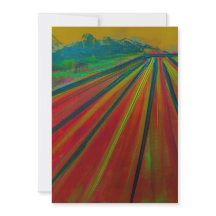 Invitation avec œuvre d'art originale d'Alwin Urso