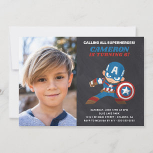 Invitation Avengers   Guri Hiru Anniversaire Captain America