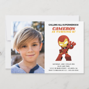 Invitation Avengers   Guri Hiru Iron Man Anniversaire - Photo