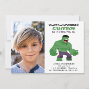 Invitation Avengers   Guri Hiru Le Hulk Anniversaire - Photo
